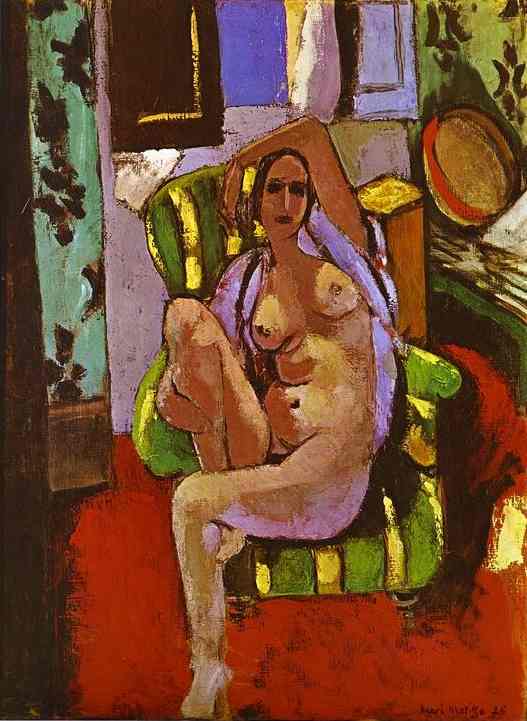 Henri Matisse Nude Sitting in an Armchair